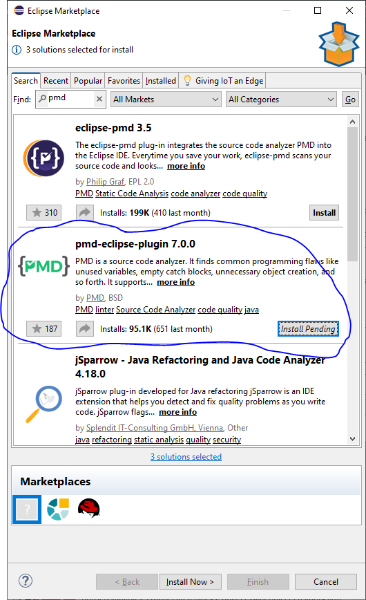 *PMD Install Options*
