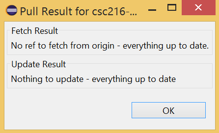 Figure: ulling When Your Local Repository Contents Matches Your Remote Repository