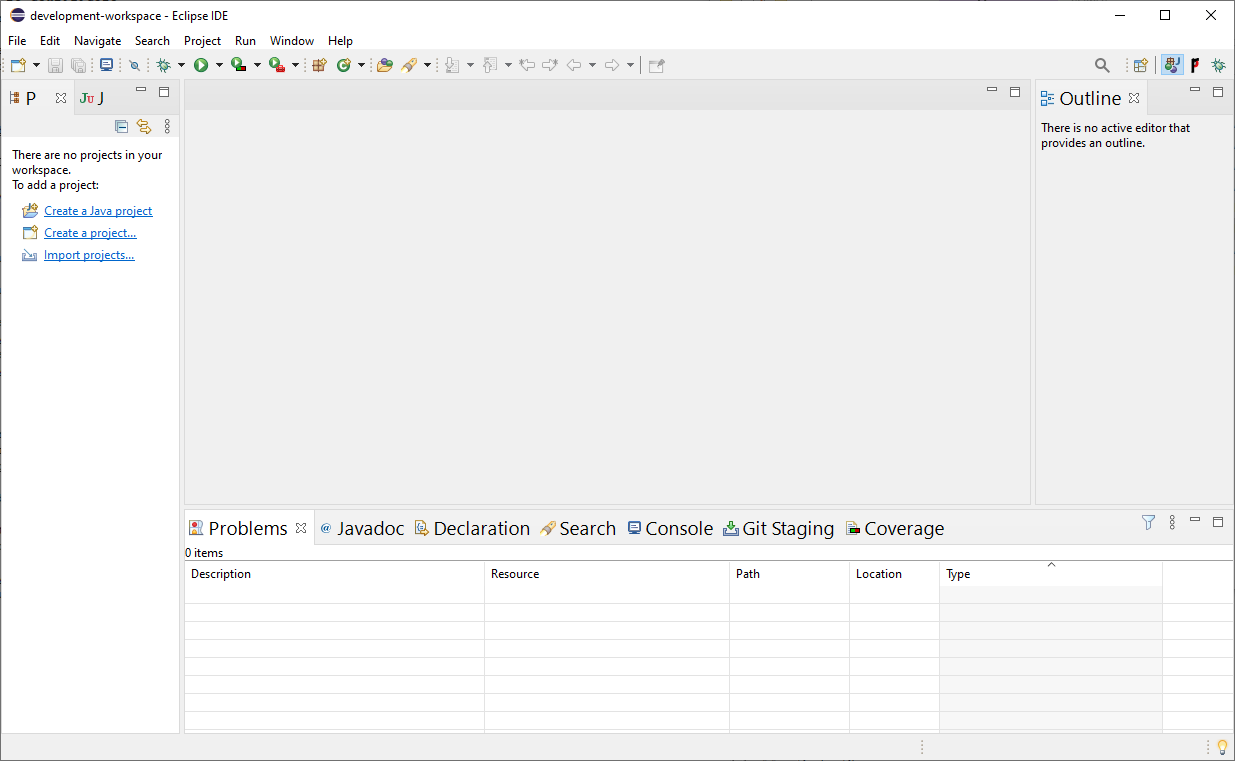 Figure: The Java Perspective