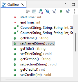 Figure: Outline View