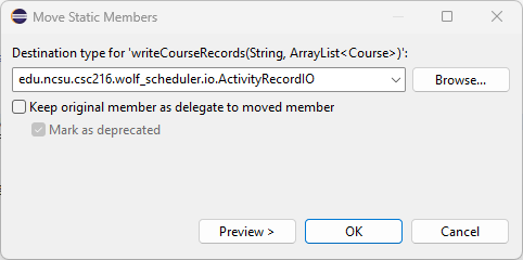 Figure: Moving a Method