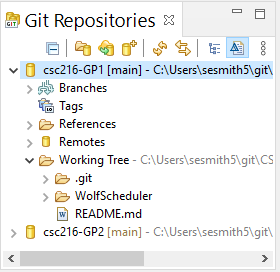 Figure: WolfScheduler is now in GP1 repo