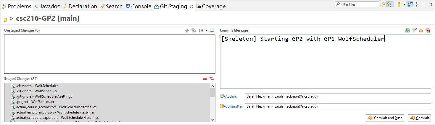 Figure: Staging Files